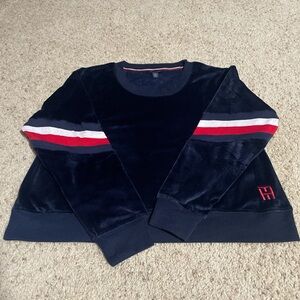 Tommy Hilfiger Navy Top with Red and White Accents